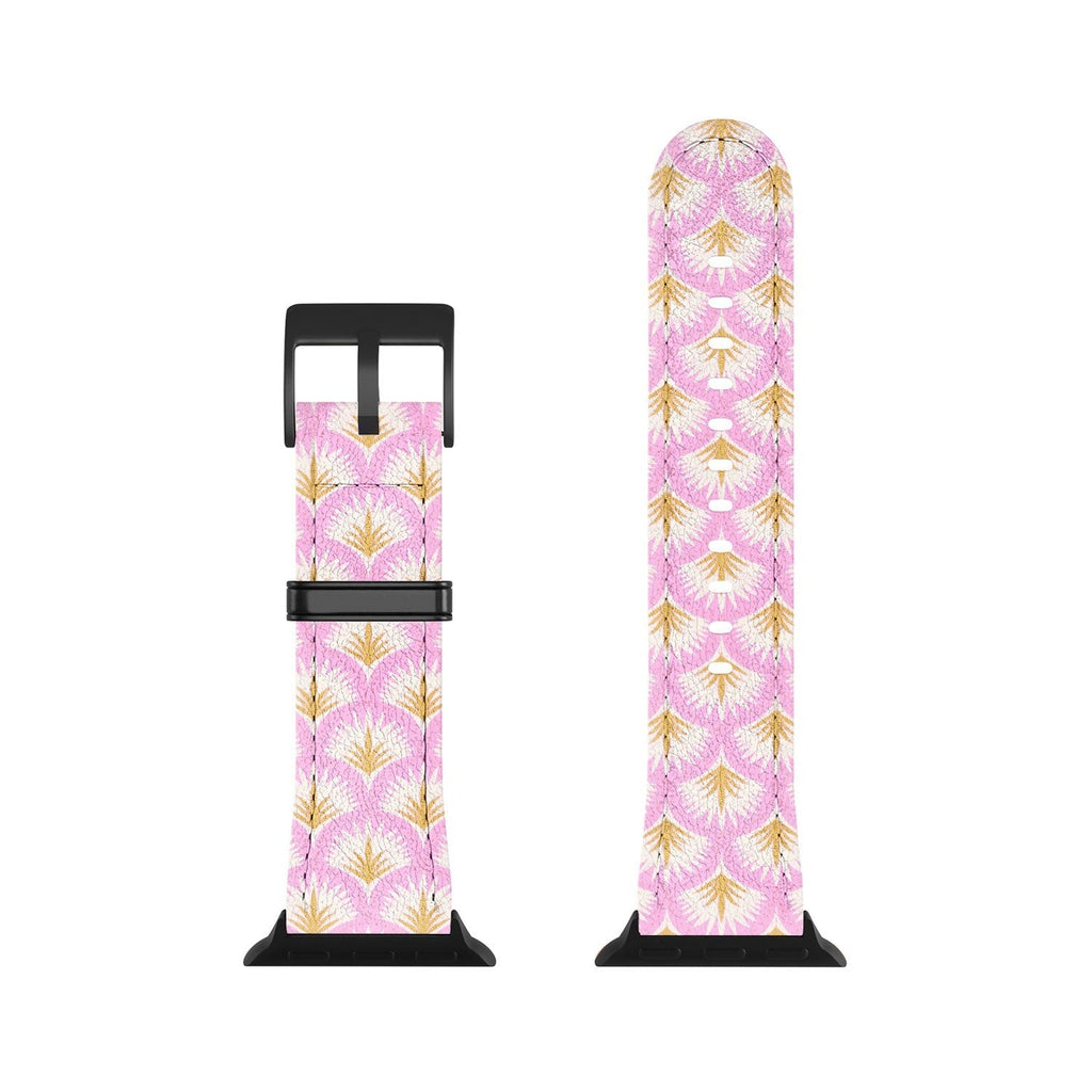 Jennifer Labre Pink Palmetto Apple Watch Band