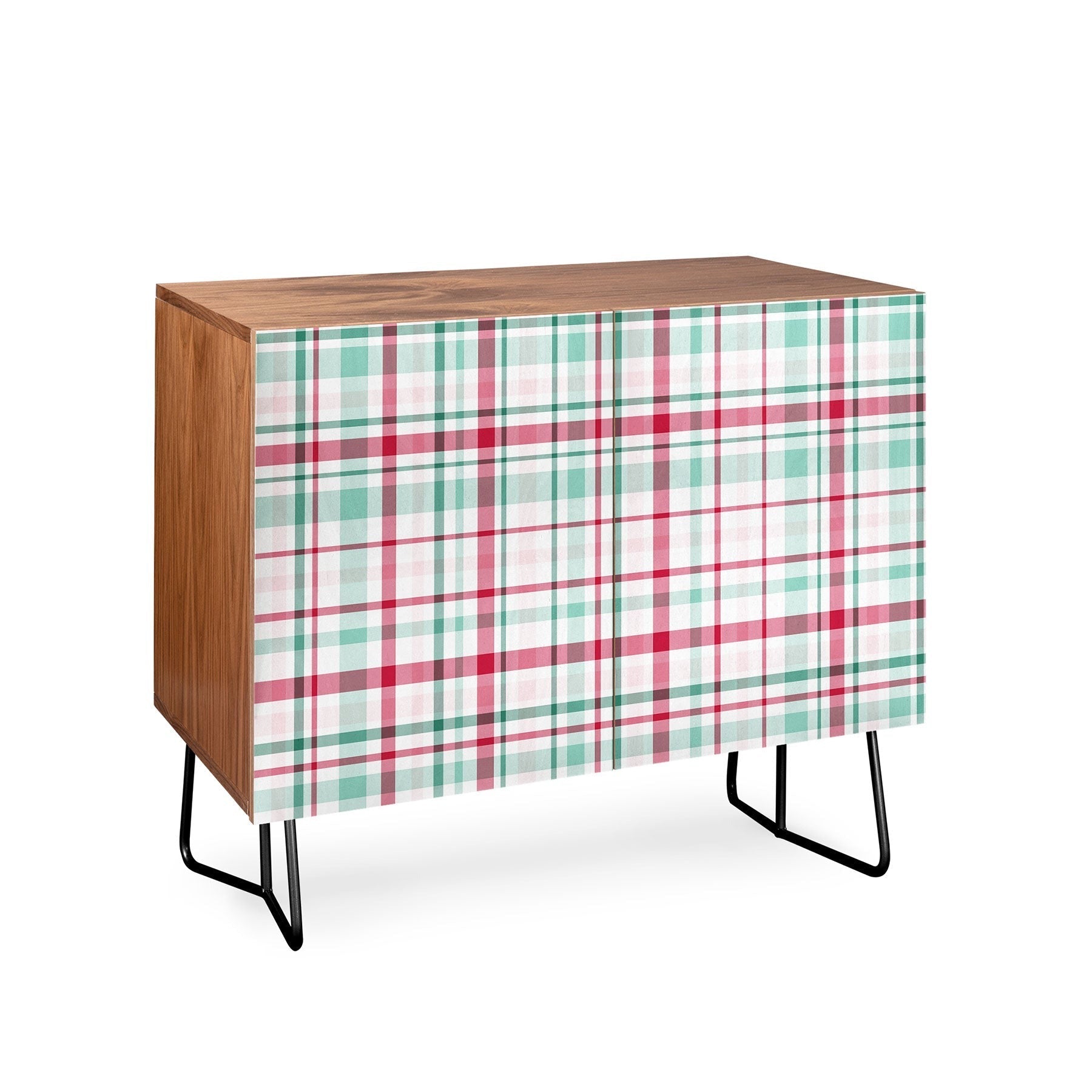 Lisa Argyropoulos Merry Vintage Plaid Credenza