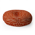 Mirimo Venexiana Burnt Orange Floor Pillow Round