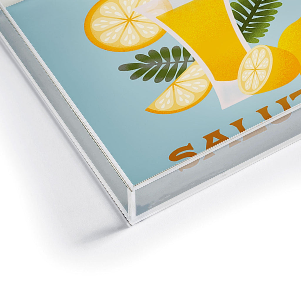Jessica Molina Limoncello Cocktail Acrylic Tray