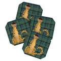 Design by Spark Cheetah Cool Cat Coaster Set