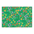 Pimlada Phuapradit Ditsy Spring Floral Green Outdoor Rug