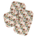 Marta Barragan Camarasa Hand Painted Peony Florals Coaster Set