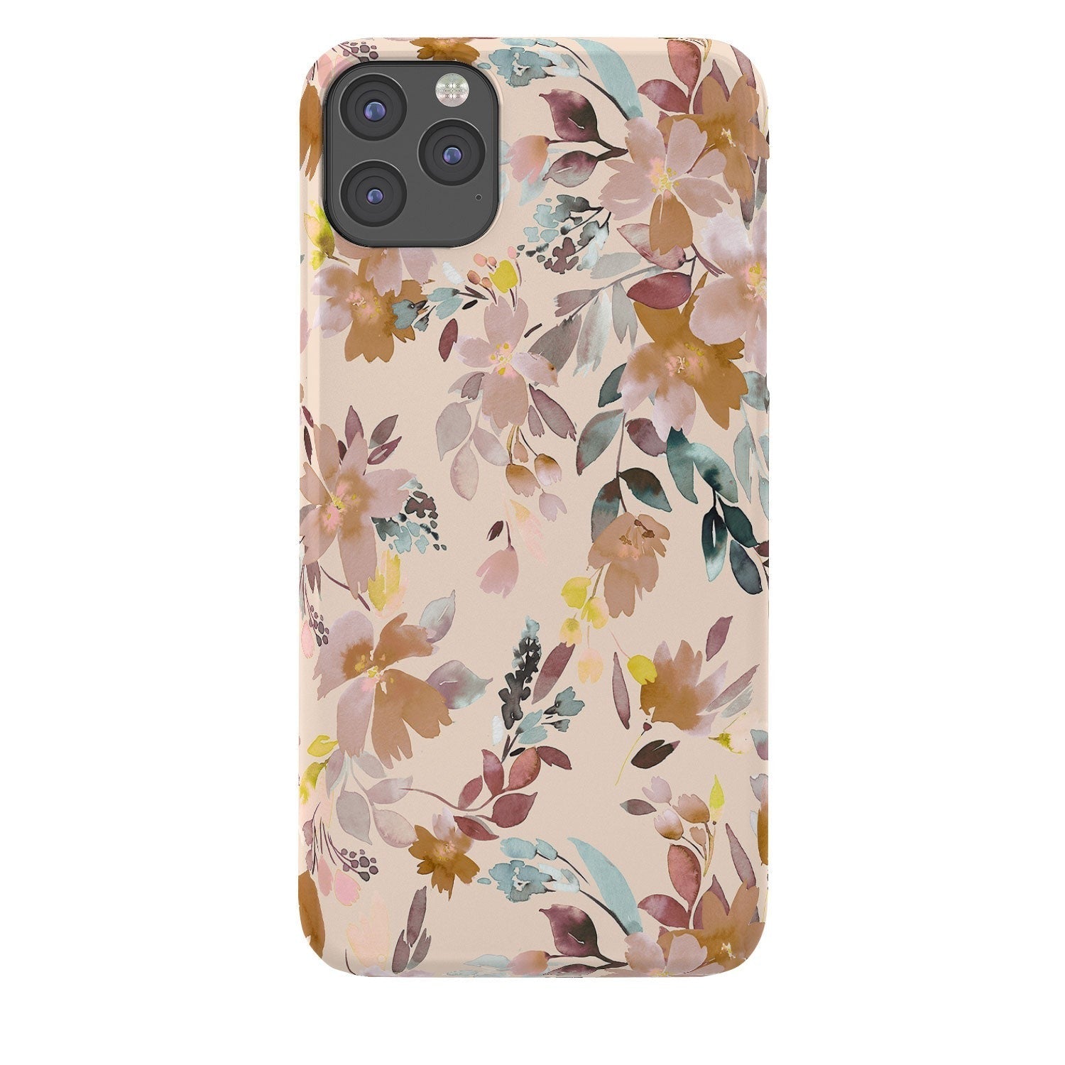 Ninola Design Botanic Retreat Floral Oleander Whimsical Soft Pink Phone Case