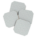 CoastL Studio Palm Forest Coastal Blue Coaster Set