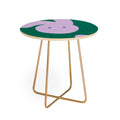 Camilla Foss Pebbles and Rabbit Round Side Table