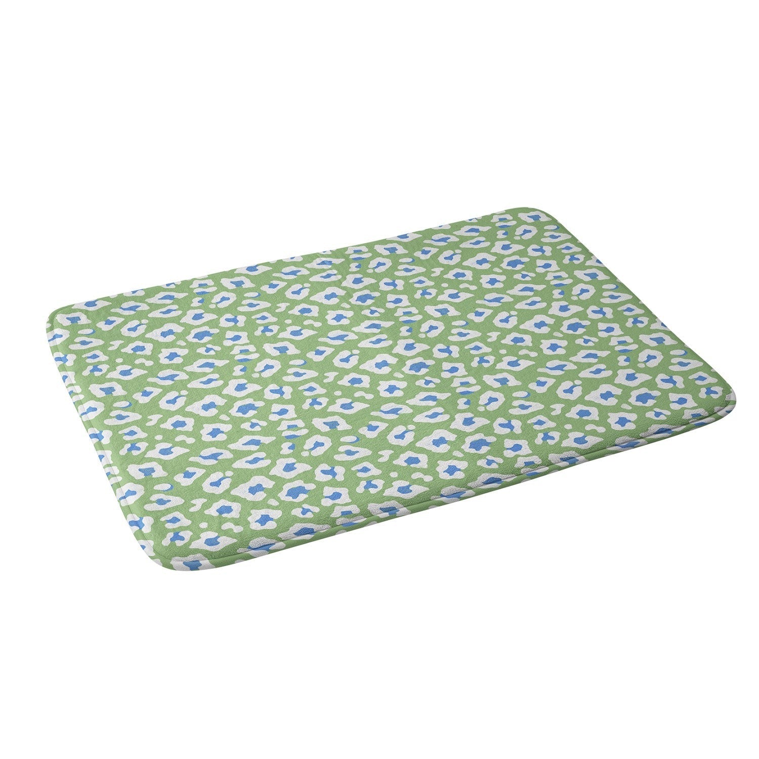 Avenie BR Cheetah Print Memory Foam Bath Mat