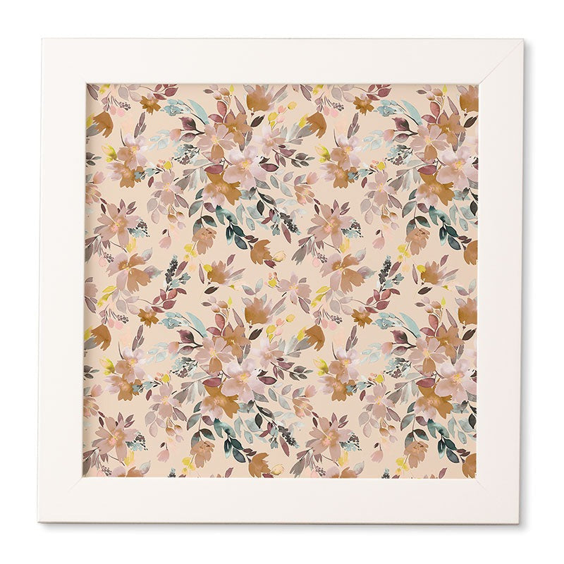Ninola Design Botanic Retreat Floral Oleander Whimsical Soft Pink Framed Wall Art