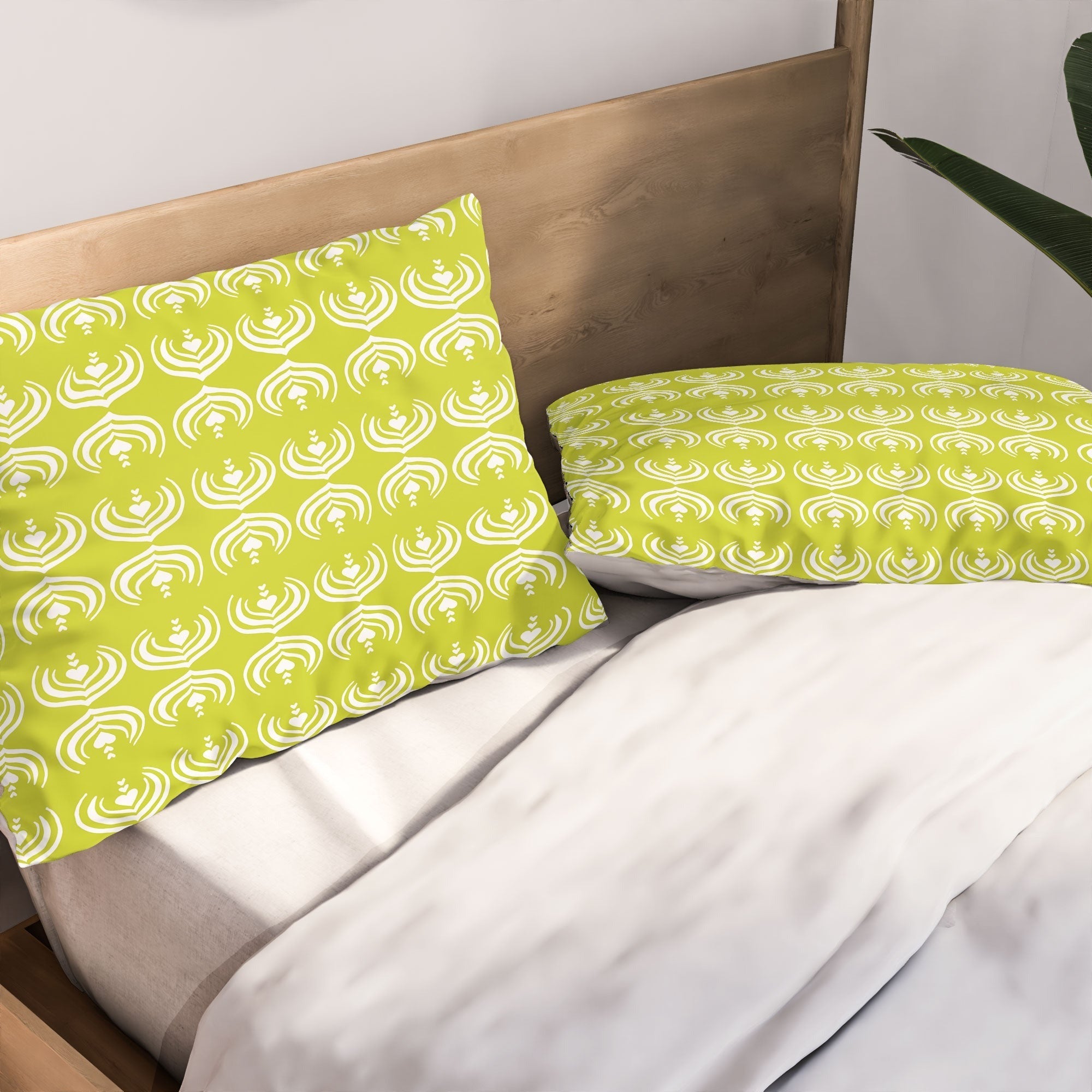 Design by Spark Matcha Latte Art Pillow Shams
