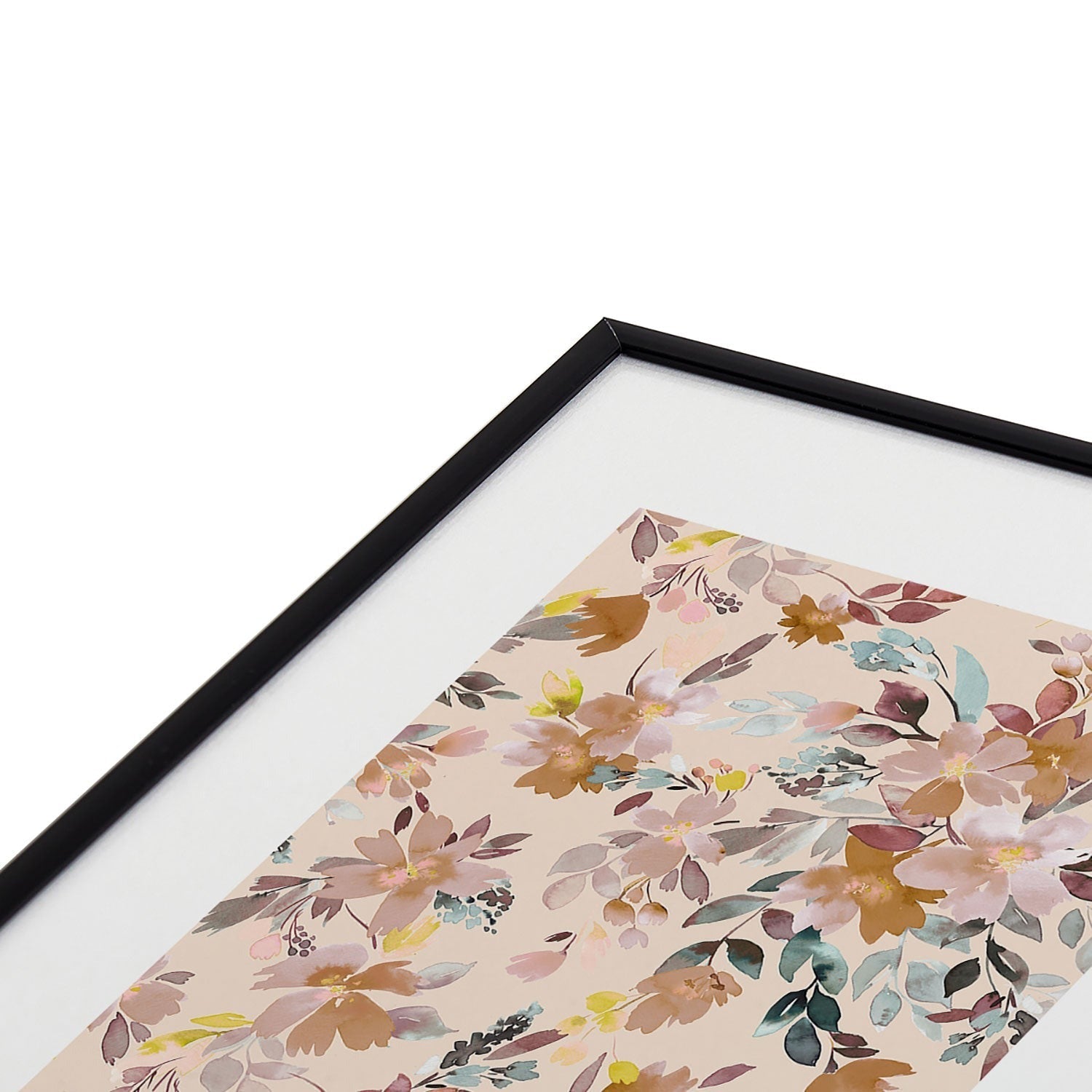 Ninola Design Botanic Retreat Floral Oleander Whimsical Soft Pink Metal Framed Art Print