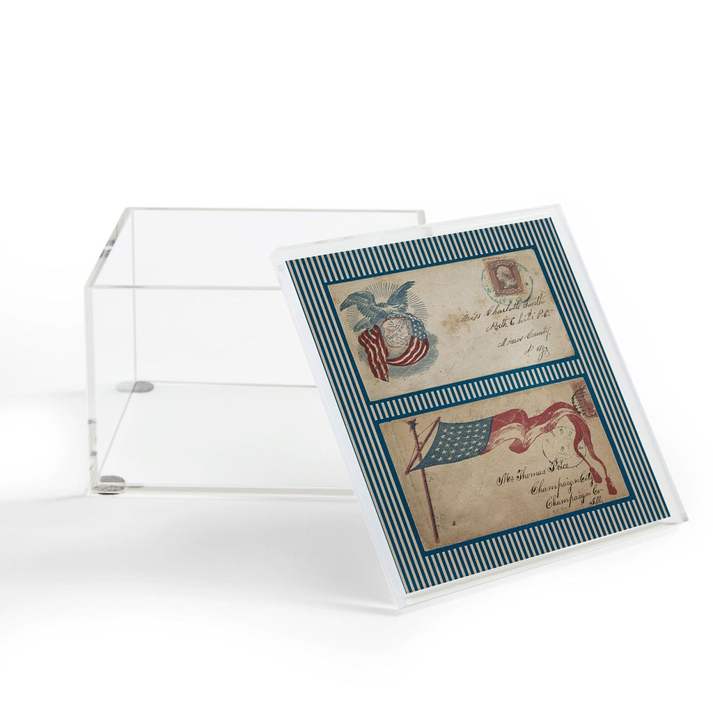 DENY Designs Civil War Envelopes Acrylic Box