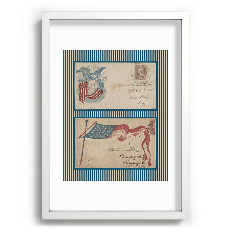 DENY Designs Civil War Envelopes Recessed Framing Rectangle