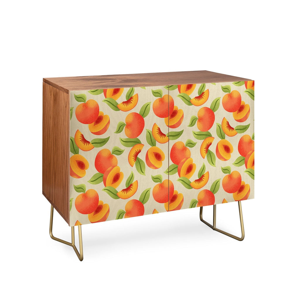 Jessica Molina Peach Pattern Credenza