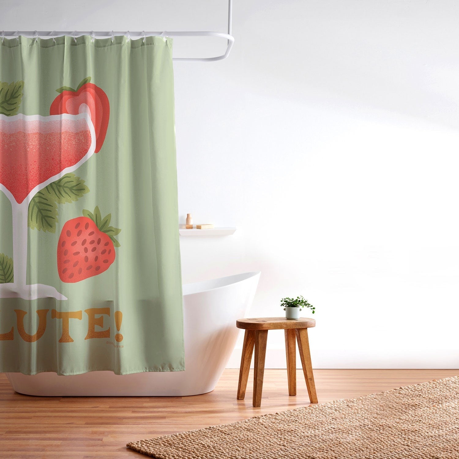 Jessica Molina Rossini Shower Curtain