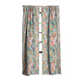 Ninola Design Botanic Retreat Floral Oleander Whimsical Teal Green Blackout Non Repeat