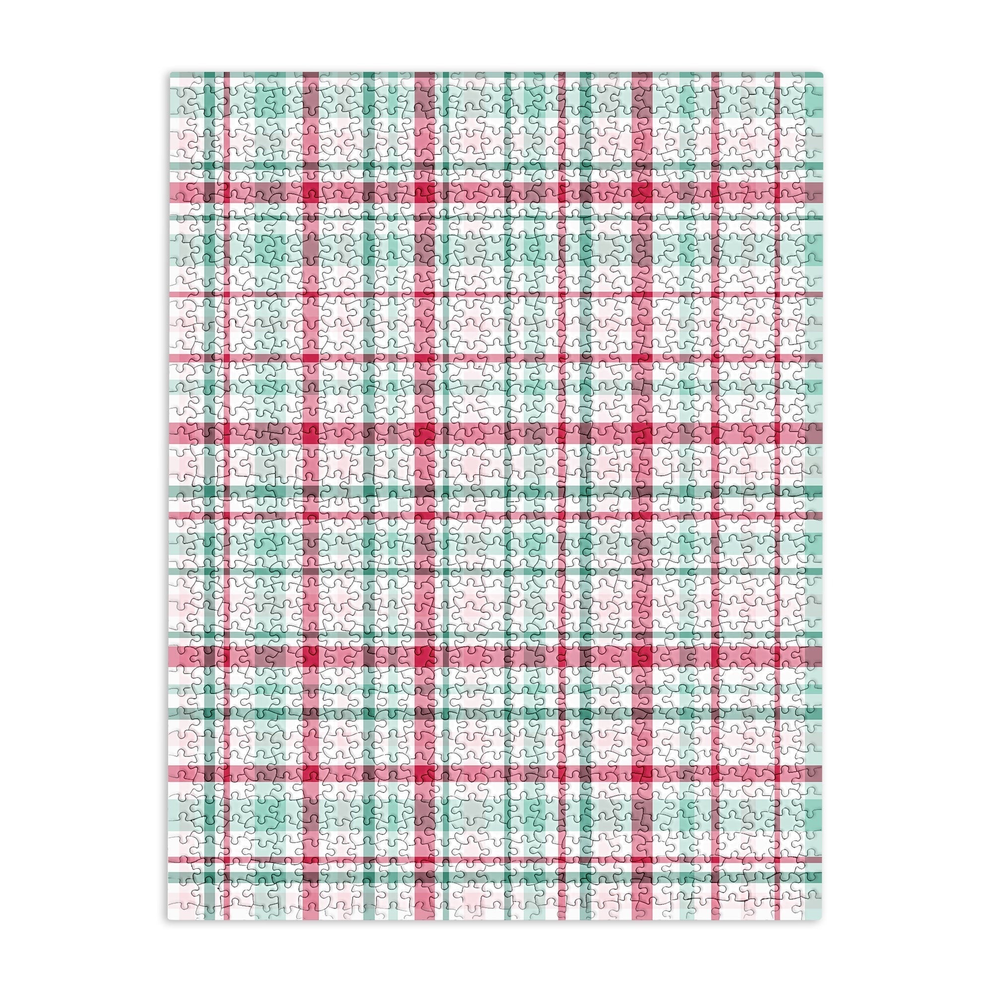 Lisa Argyropoulos Merry Vintage Plaid Puzzle
