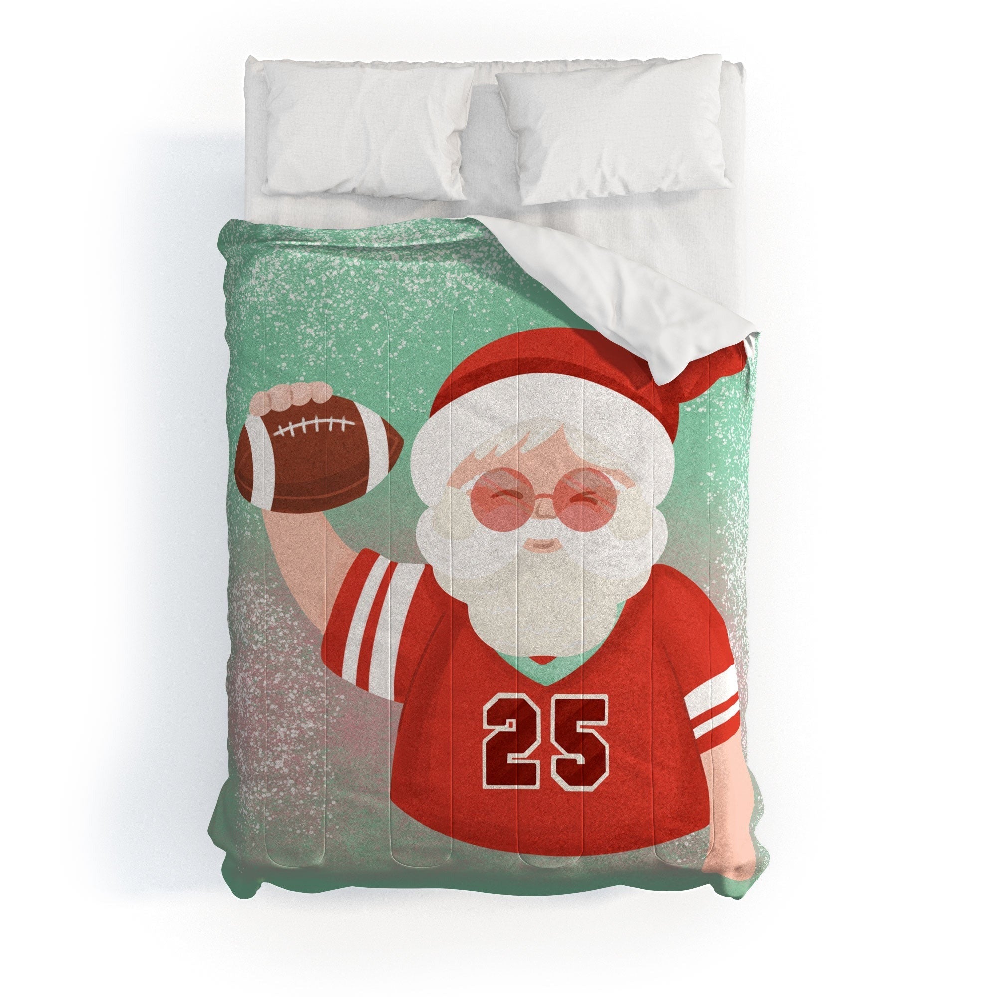 Design by Spark Sporty Football Santa Comforter
