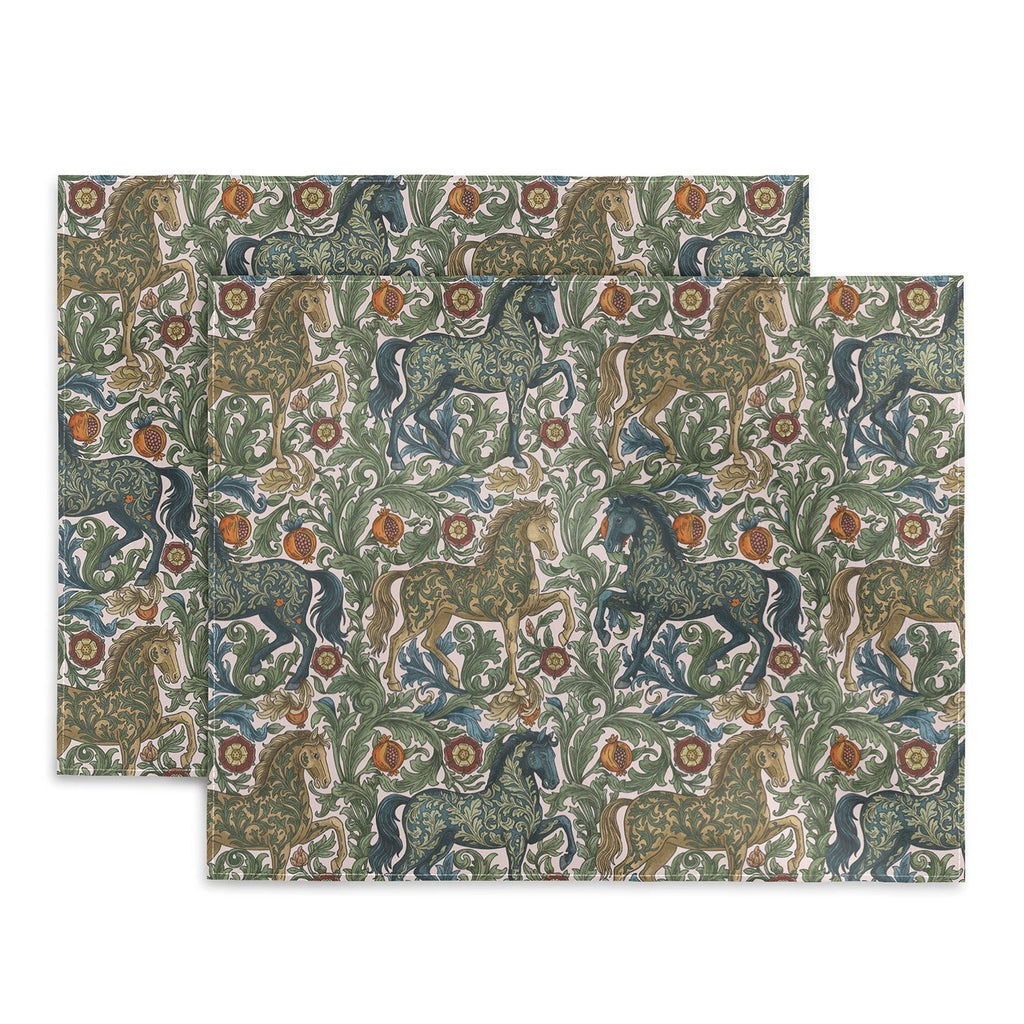 Marta Barragan Camarasa Renaissance Horse Garden Placemat