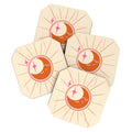 Little Om Celestial Moon cream Coaster Set