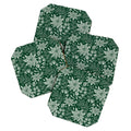 Pimlada Phuapradit Christmas Poinsettia Coaster Set