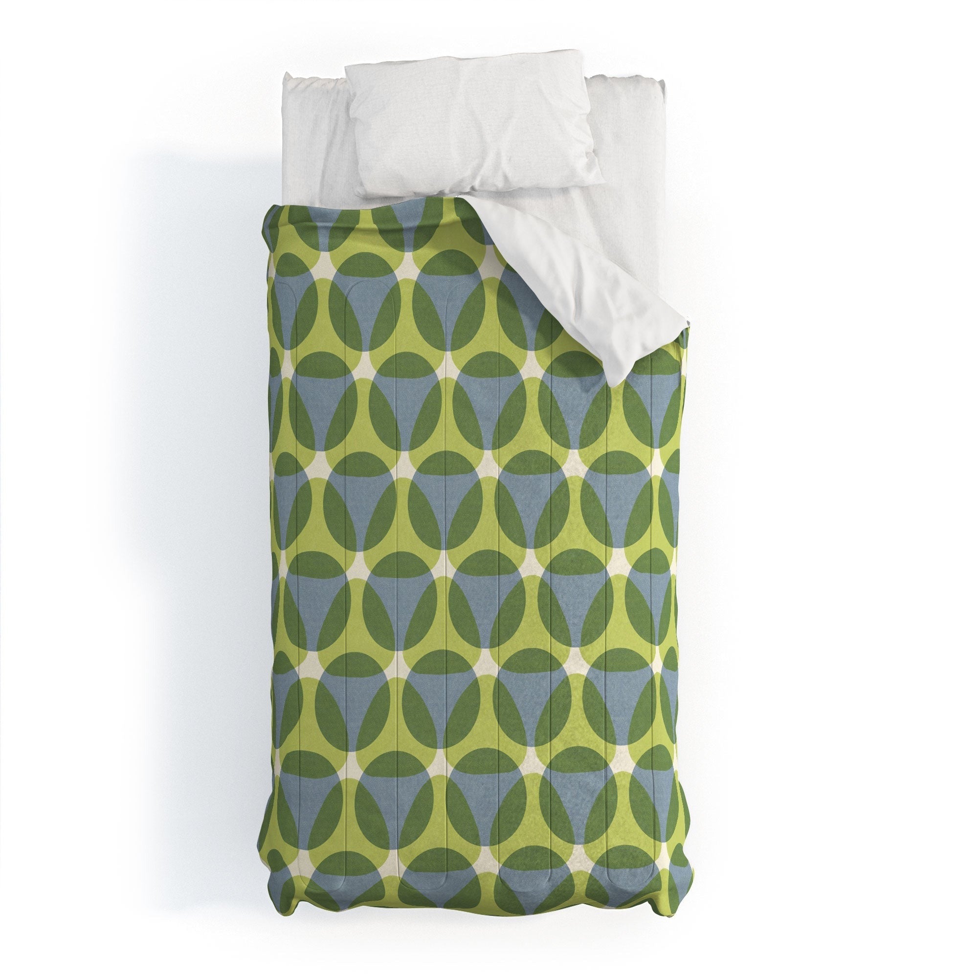 Marta Barragan Camarasa Stylish Retro Circle Comforter