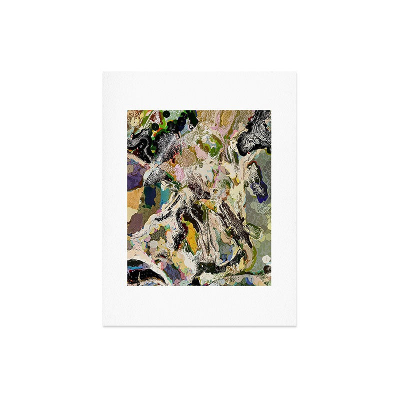 83 Oranges Echoes Beneath the Surface Art Print