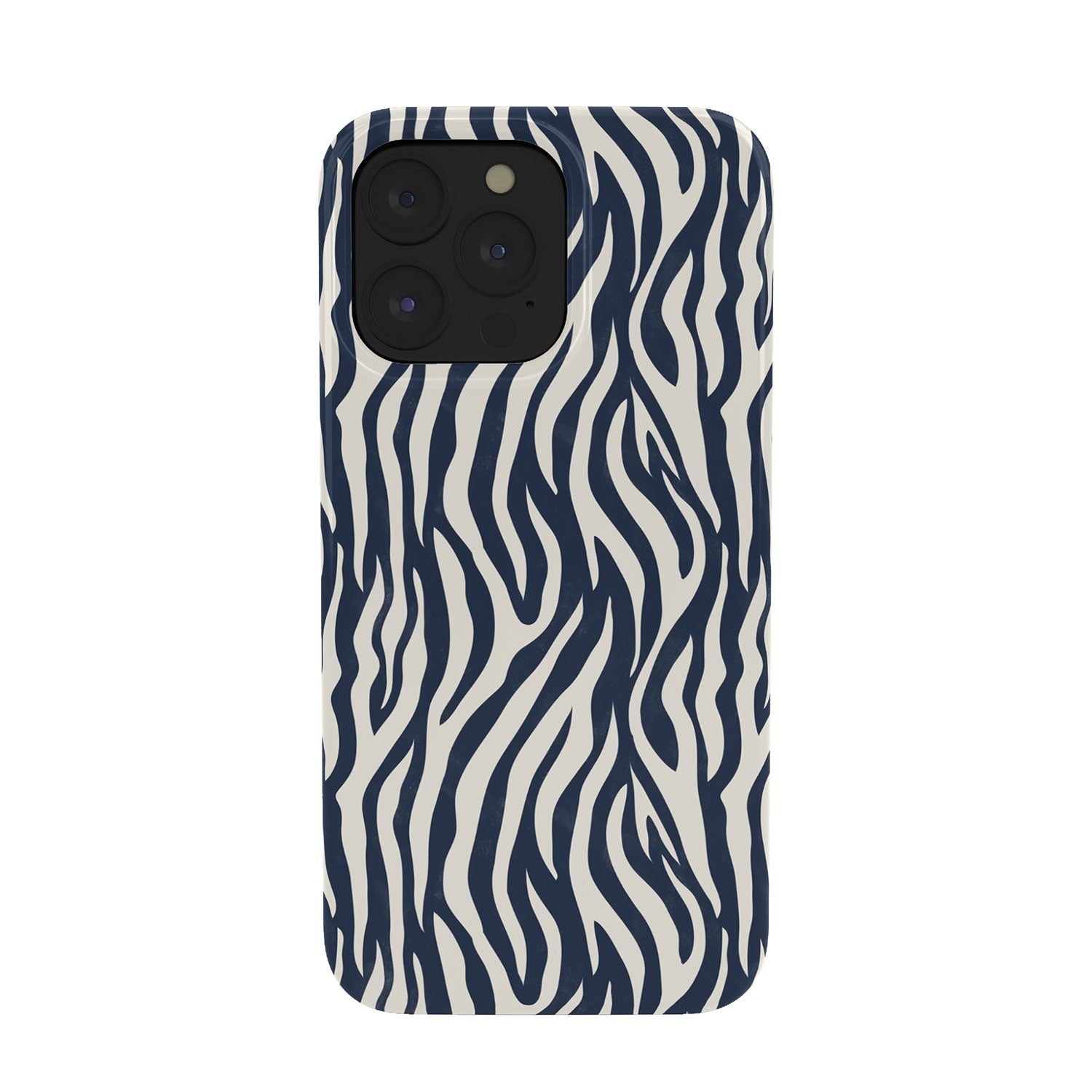 Avenie BR Navy Tiger Stripes Phone Case