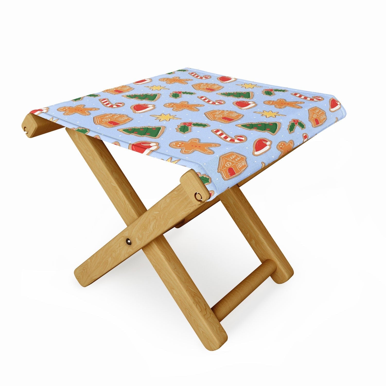 Love_Ryming Christmas Cookies Folding Stool