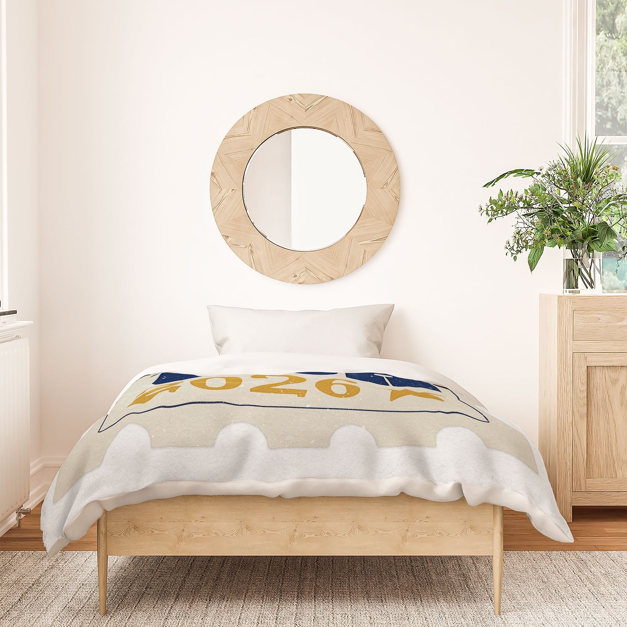 DENY Designs USA Stamp Duvet Cover