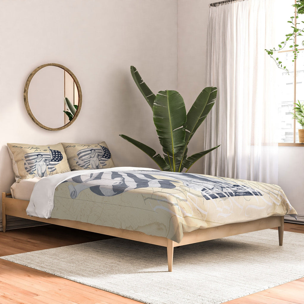 DENY Designs Liberty and Justice Woman Comforter