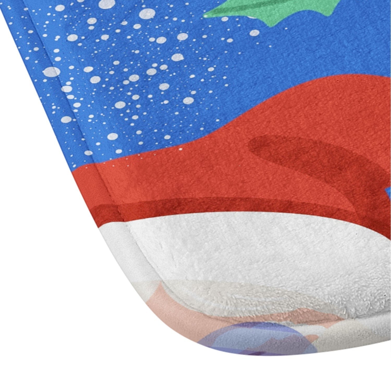 Design by Spark Sporty Baseball Santa Memory Foam Bath Mat