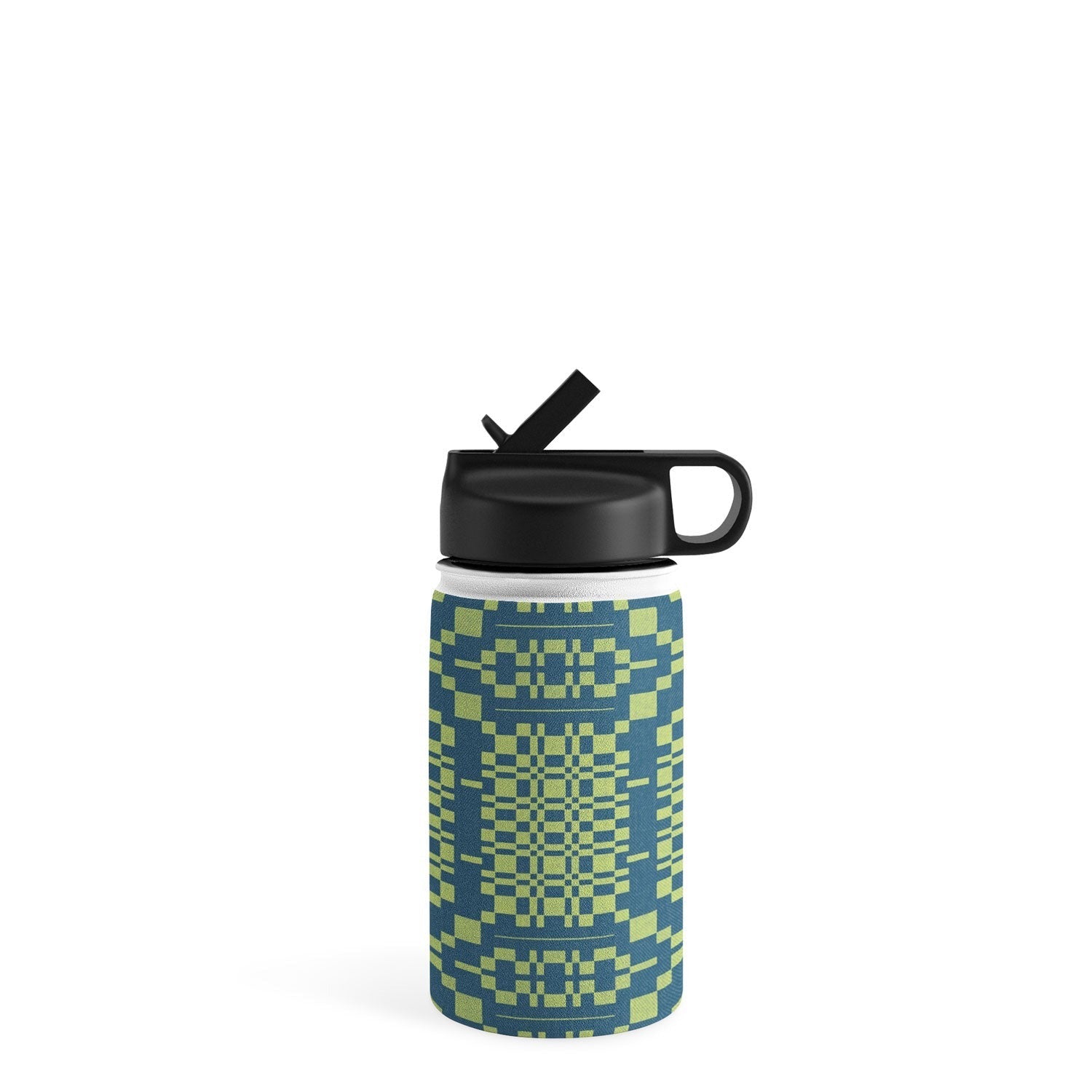 Marta Barragan Camarasa Nostalgic Grid Design Water Bottle
