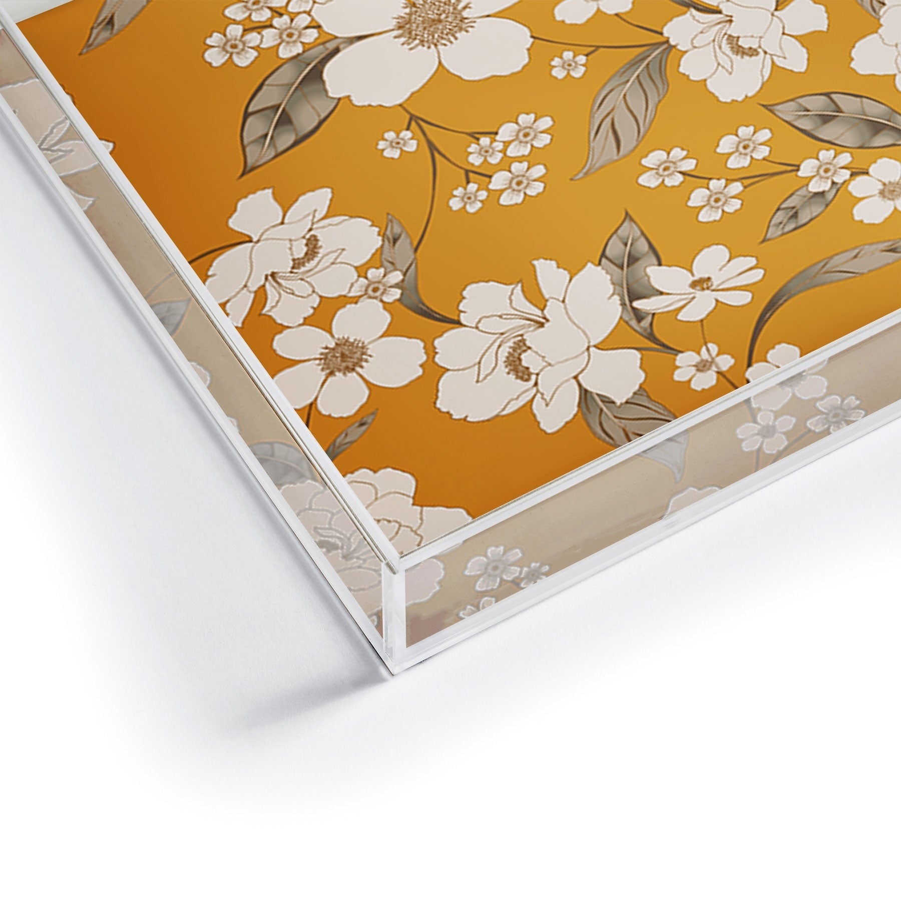Gabriela Fuente Roberta Sunflower Acrylic Tray