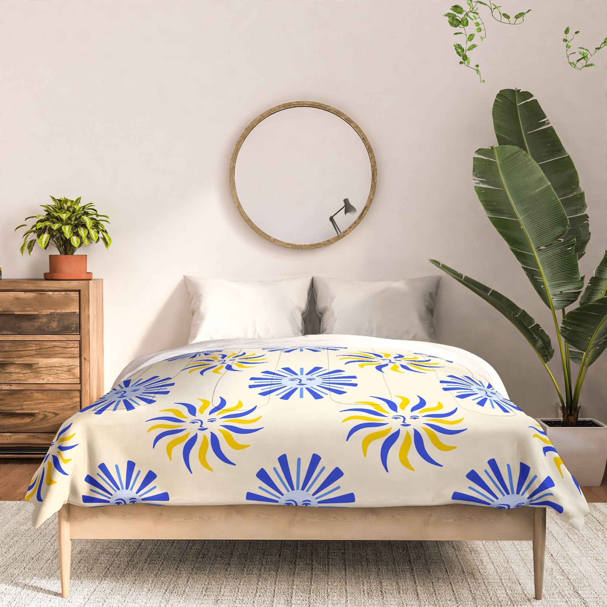 Design by Spark Dolce Vita Radial Sun Flames Comforter