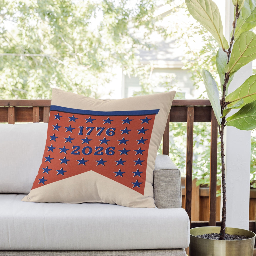DENY Designs Star Banner Outdoor Throw Pillow