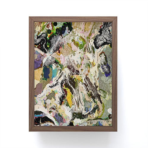 83 Oranges Echoes Beneath the Surface Framed Mini Art Print