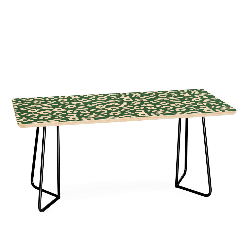 Avenie BR Cheetah Print In Green Coffee Table