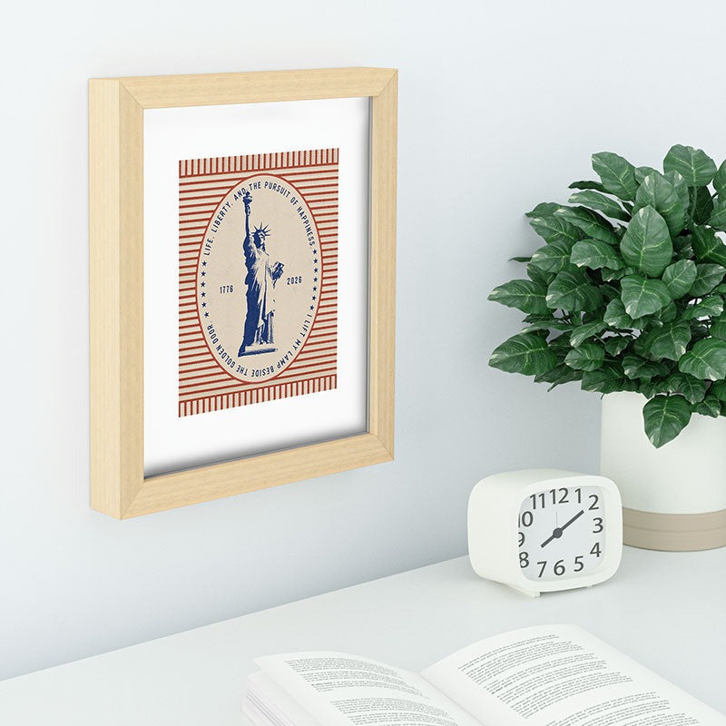 DENY Designs Life Liberty Recessed Framing Rectangle