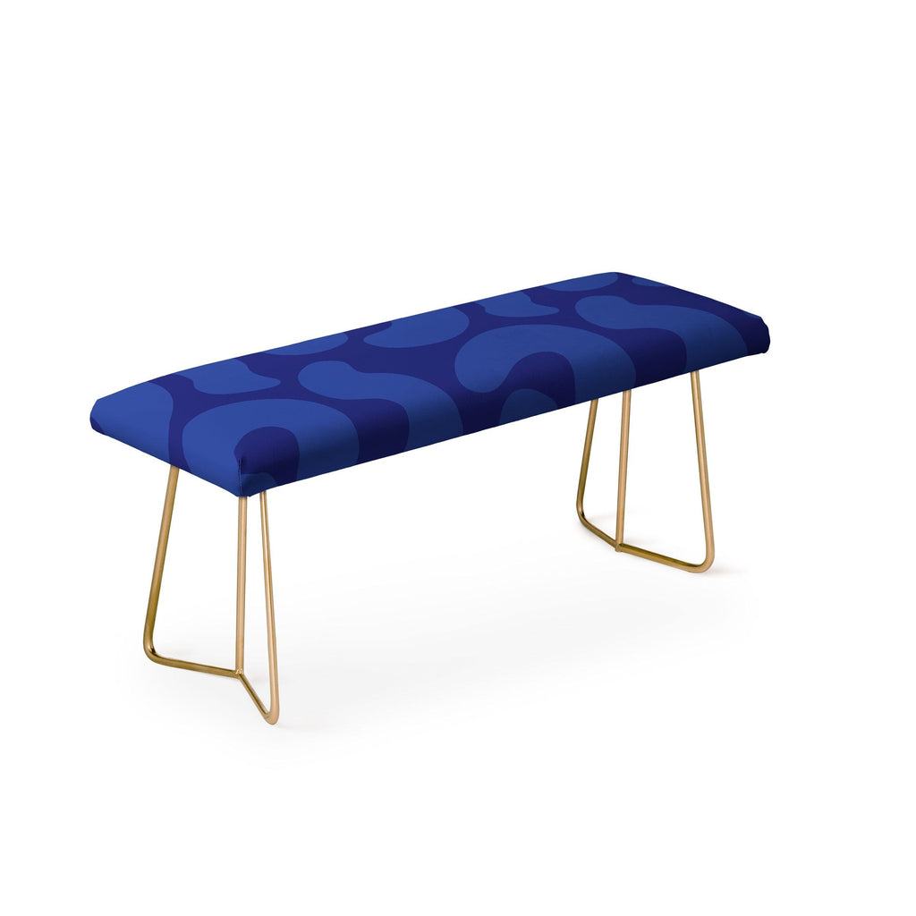 Camilla Foss Blue Pebble Bench