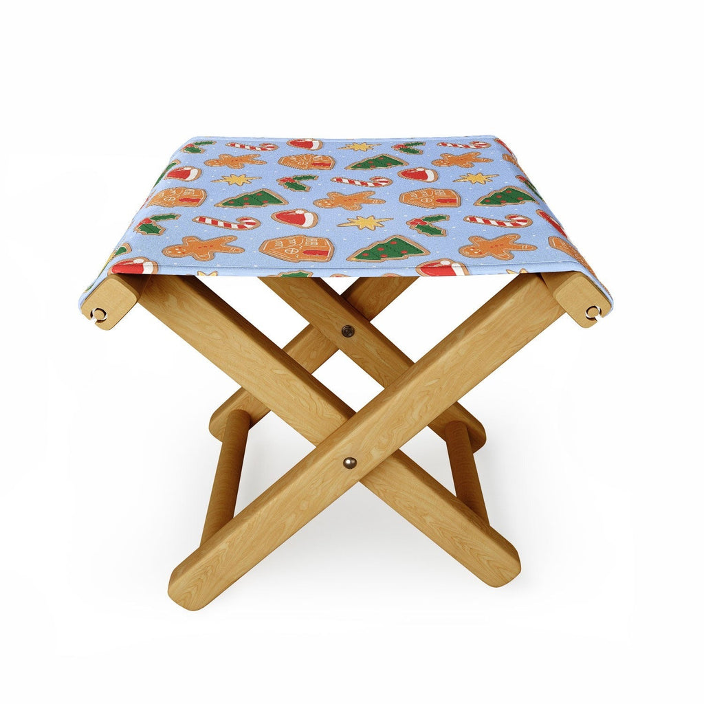 Love_Ryming Christmas Cookies Folding Stool