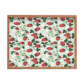 Design by Spark Strawberry Florals Fields Rectangular Tray