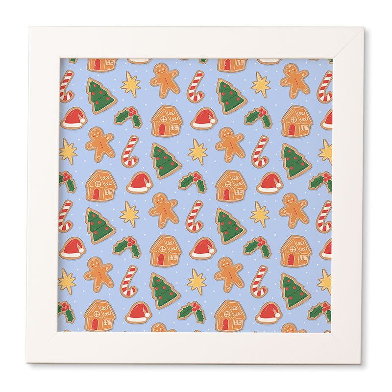 Love_Ryming Christmas Cookies Framed Wall Art