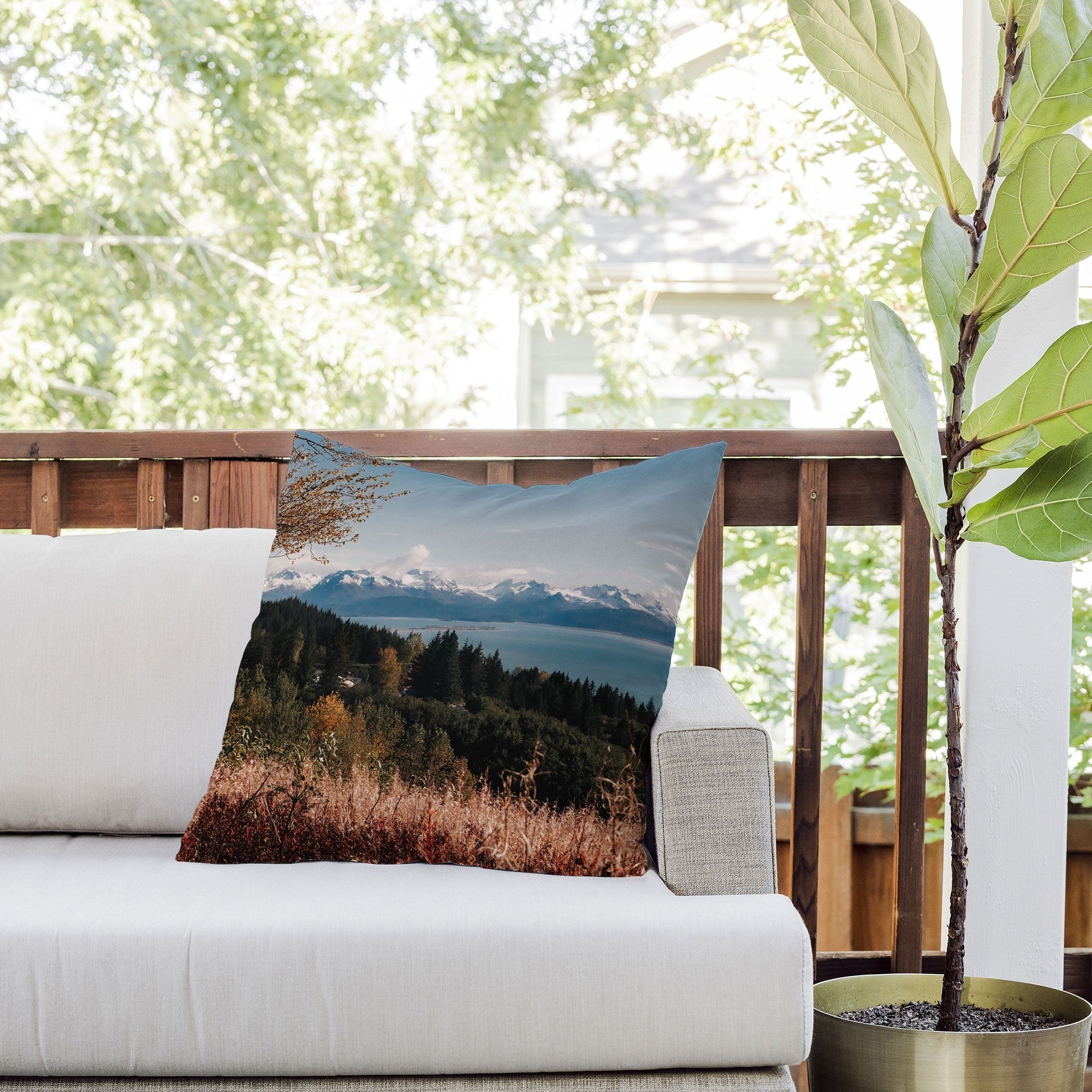 Hannah Kemp Homer Outdoor Throw Pillow