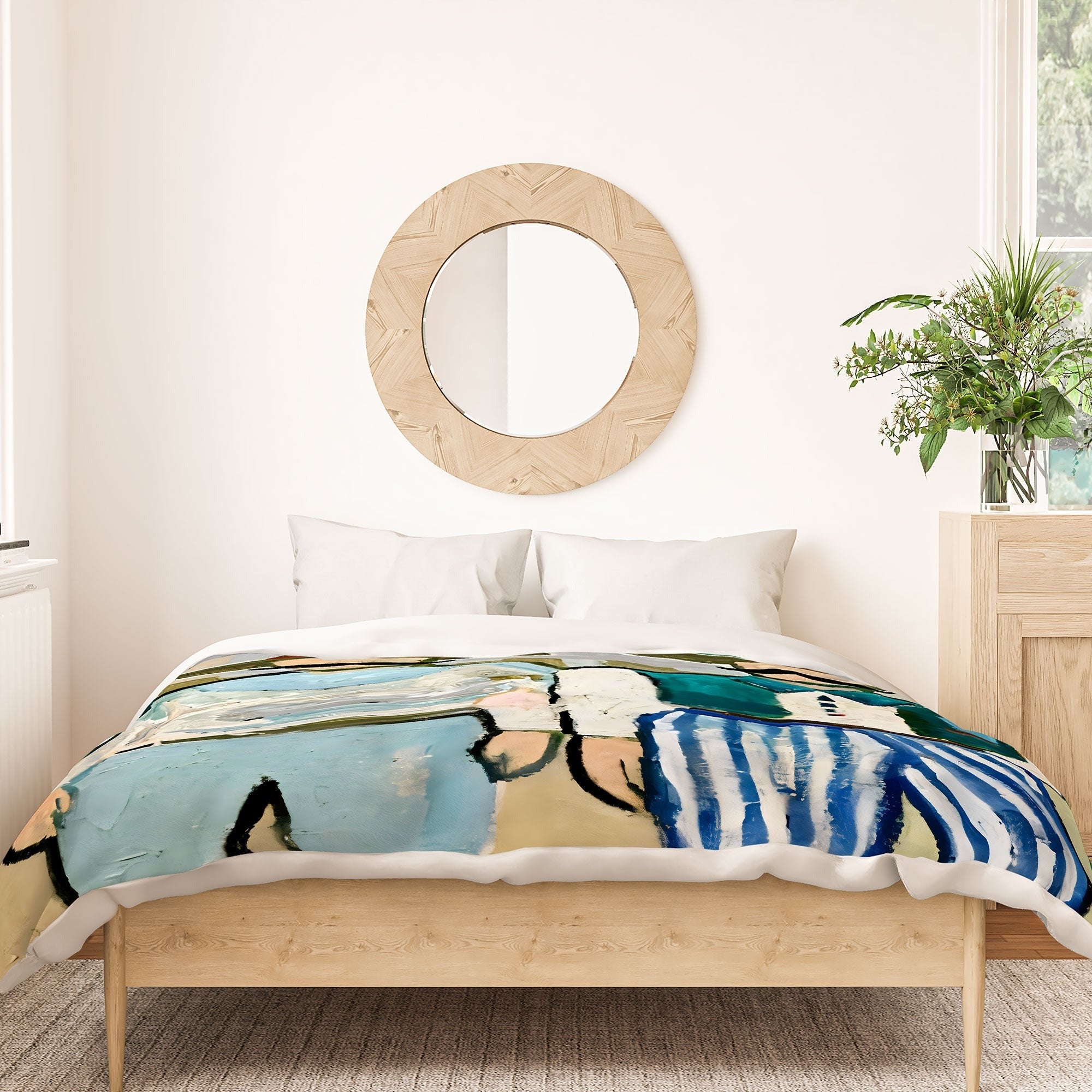 83 Oranges Side By Side Cowboy Edition Duvet Cover