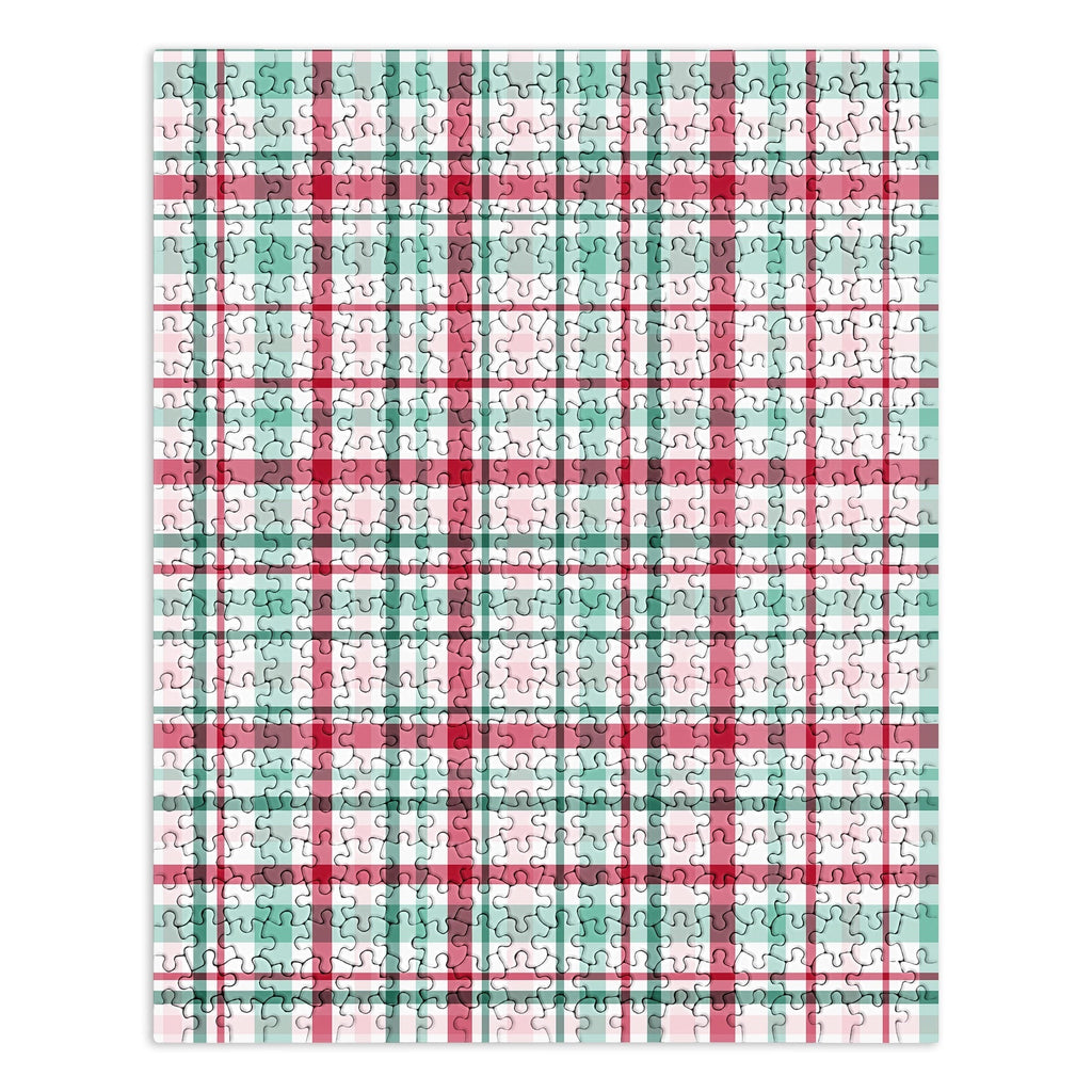 Lisa Argyropoulos Merry Vintage Plaid Puzzle