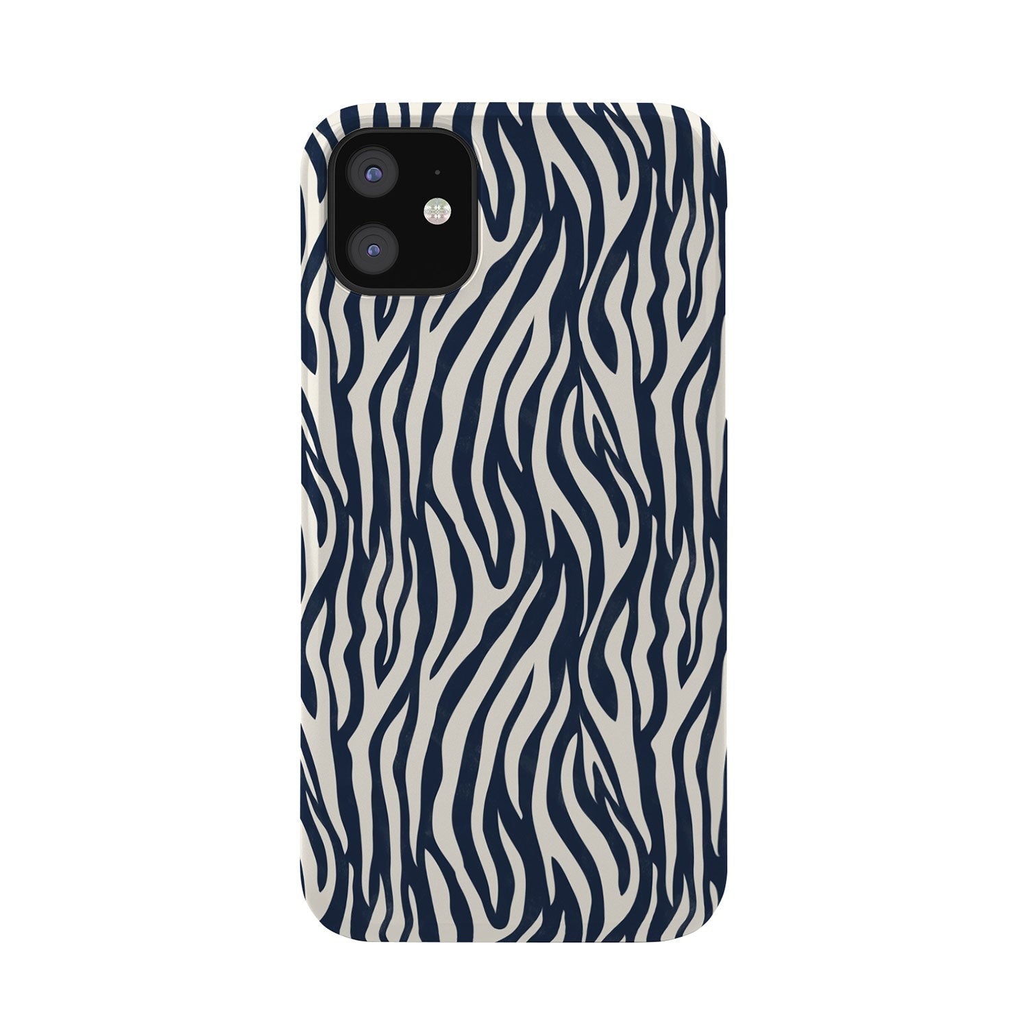 Avenie BR Navy Tiger Stripes Phone Case