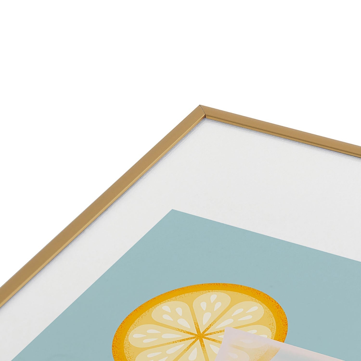 Jessica Molina Limoncello Cocktail Metal Framed Art Print