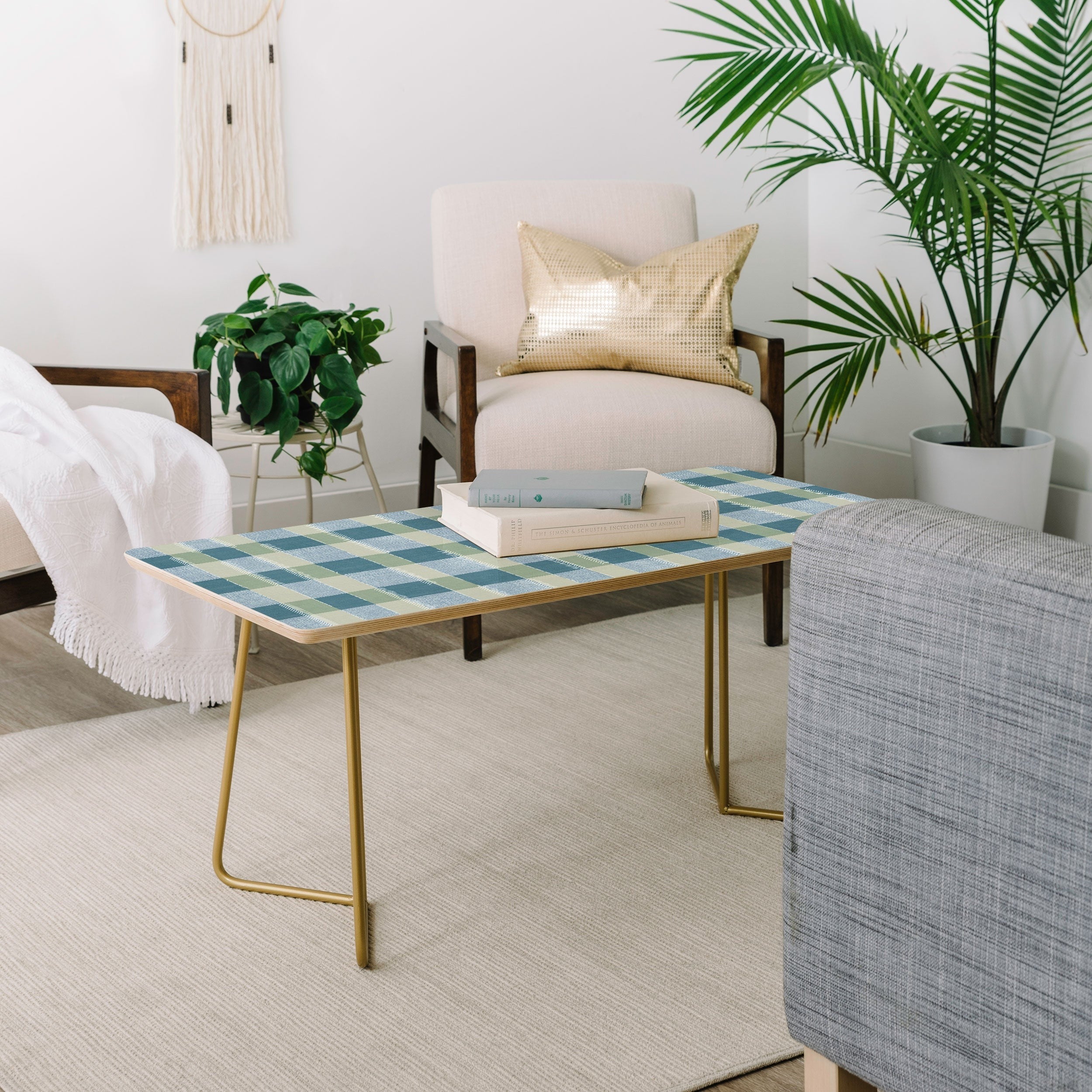 Marta Barragan Camarasa Country Style Checks Coffee Table