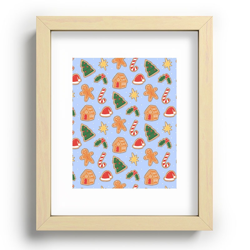 Love_Ryming Christmas Cookies Recessed Framing Rectangle