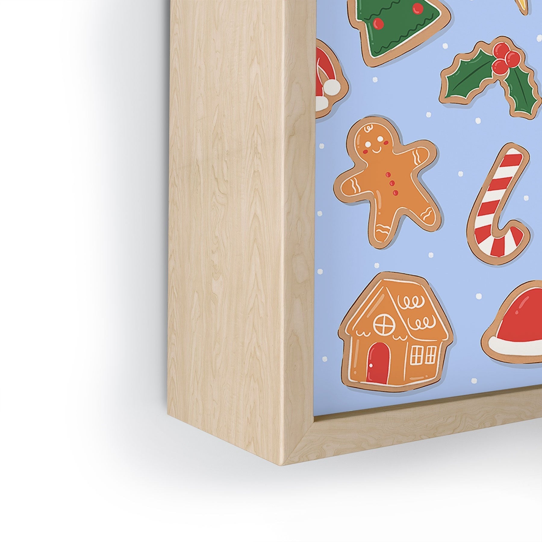 Love_Ryming Christmas Cookies Framed Mini Art Print